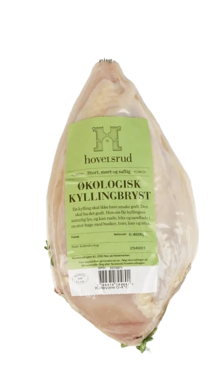 Kyllingbryst Økologisk Ca400g Hovelsrud