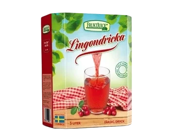 Lingondryck drickfärdig