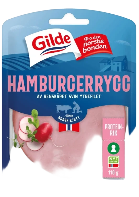 Hamburgerrygg 110g Gilde