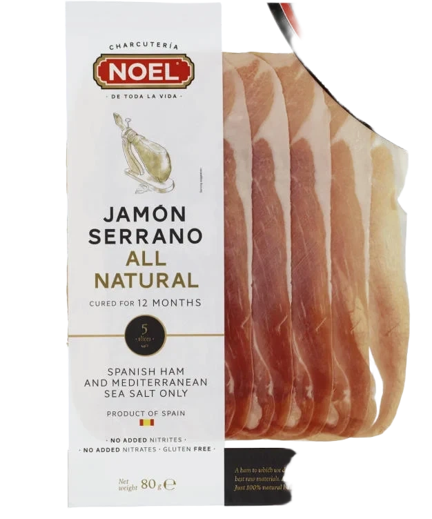 Serrano Skivet 12mnd 80g Noel