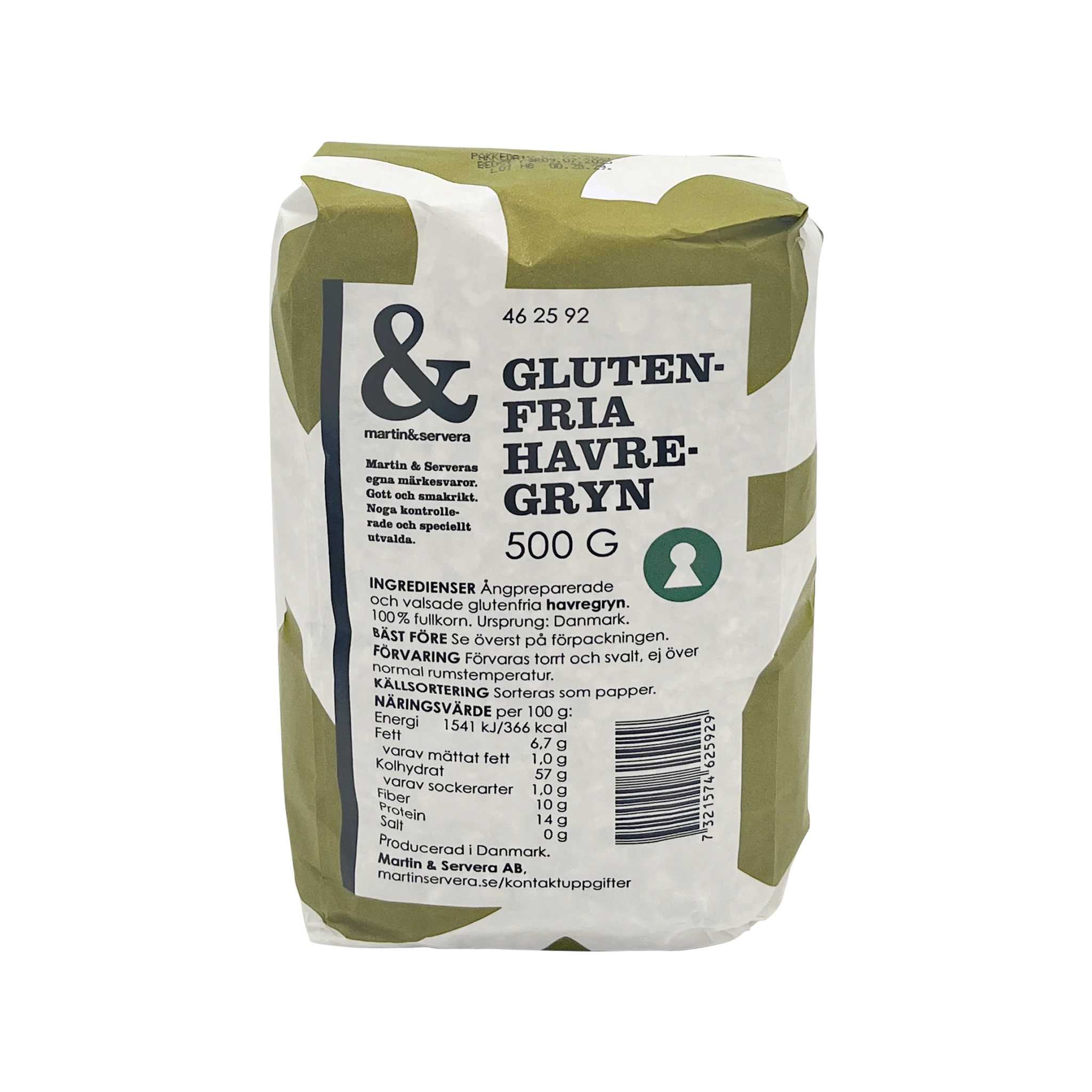 Havregryn glutenfria