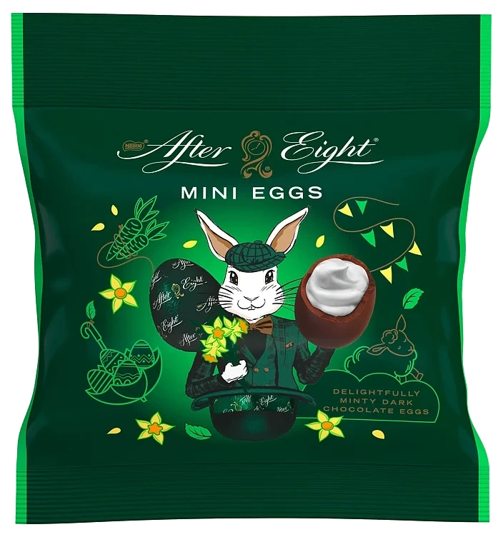 After eight mini eggs   90g