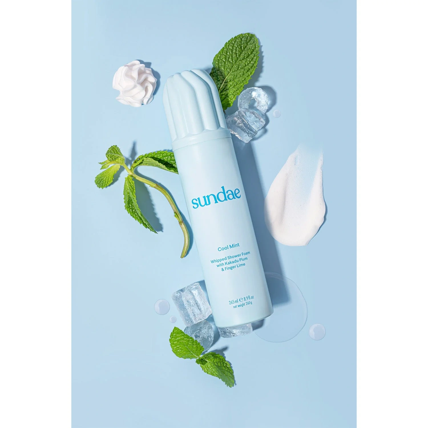 Sundae Body Cool Mint Whipped Shower Foam 265 ml
