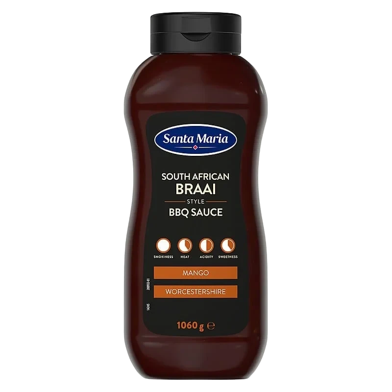 South african braai style bbq sauce 1060g