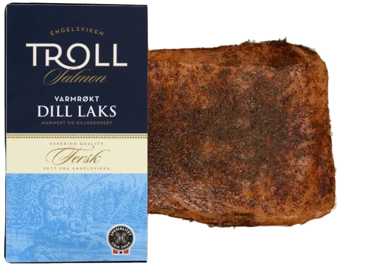 Varmrøkt Dill-laks Bit Troll