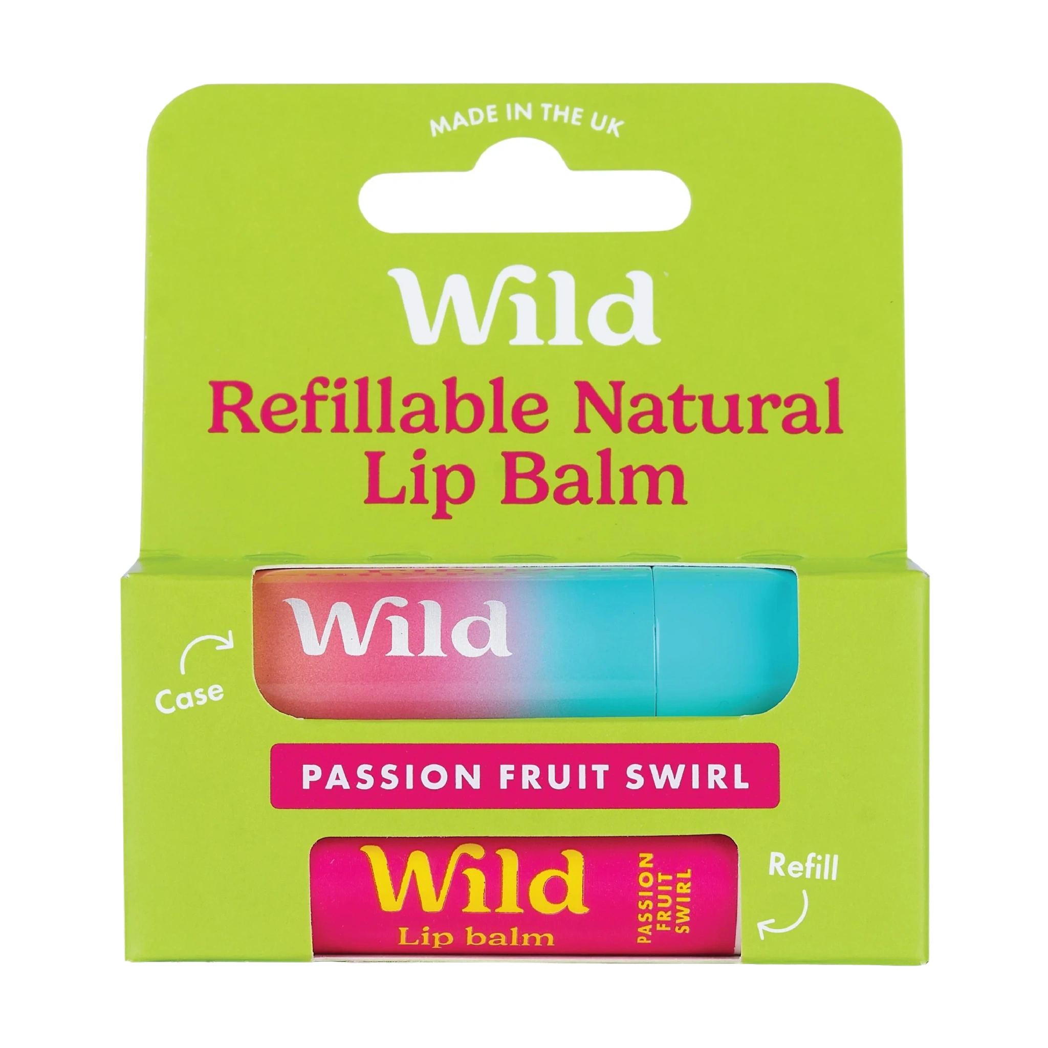 Wild LipBalm Ombre case, Passion