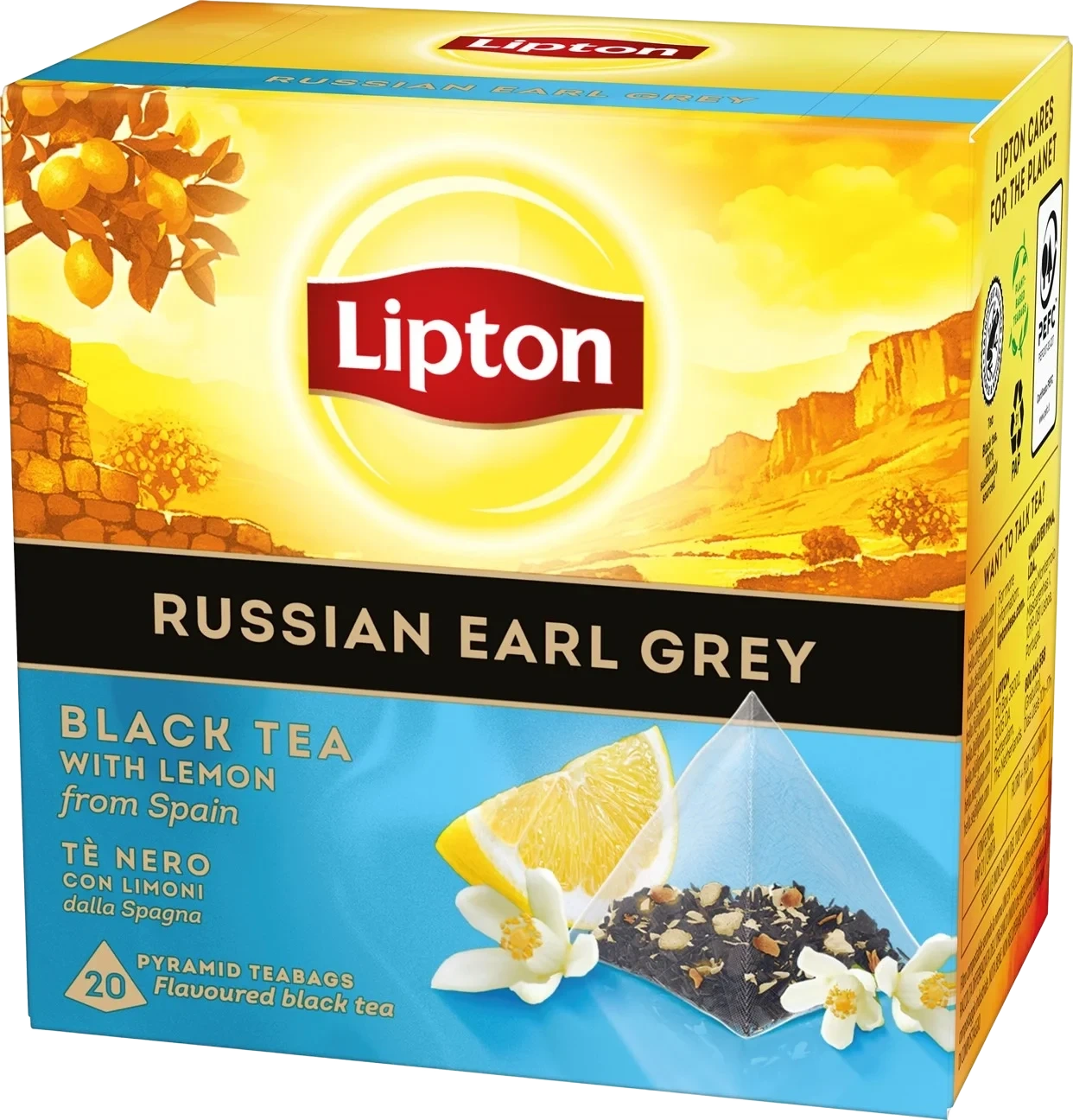 Svart Pyramidte Russian Earl Grey