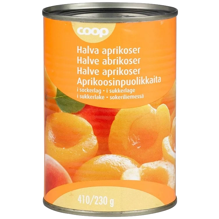 Aprikoser coop          1/2boks