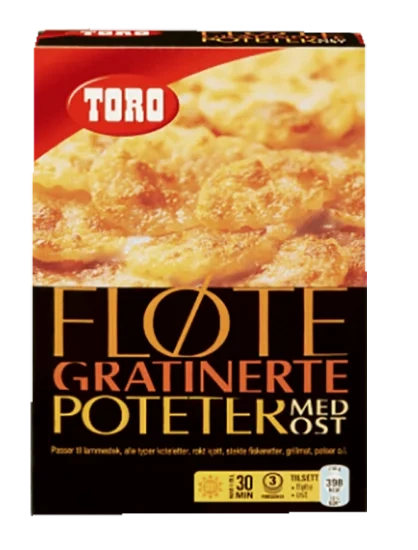 Fløtegratinerte Poteter Med Ost 104g