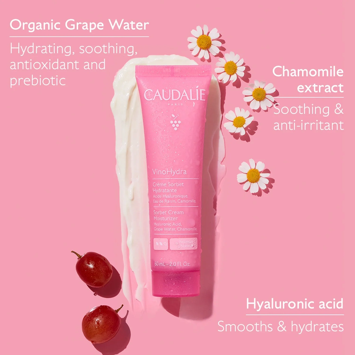 Caudalíe Vinohydra Sorbet Cream Moisturizer