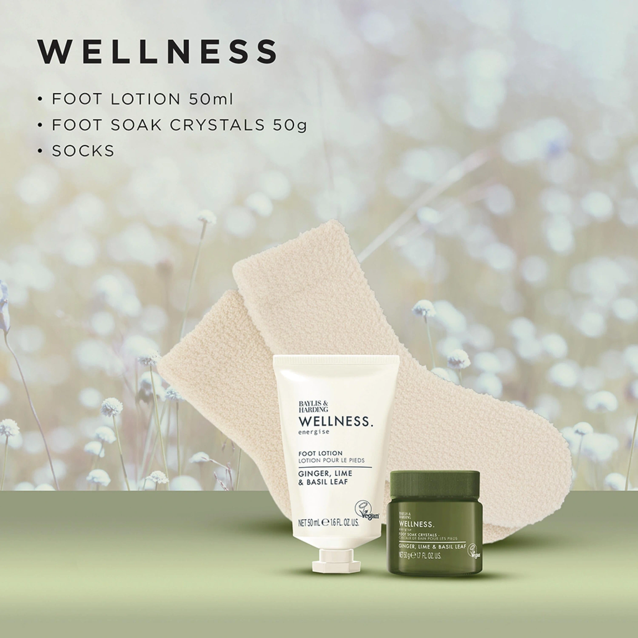 Baylis & Harding Wellness Sole Ritual Gift Set, 1 sett