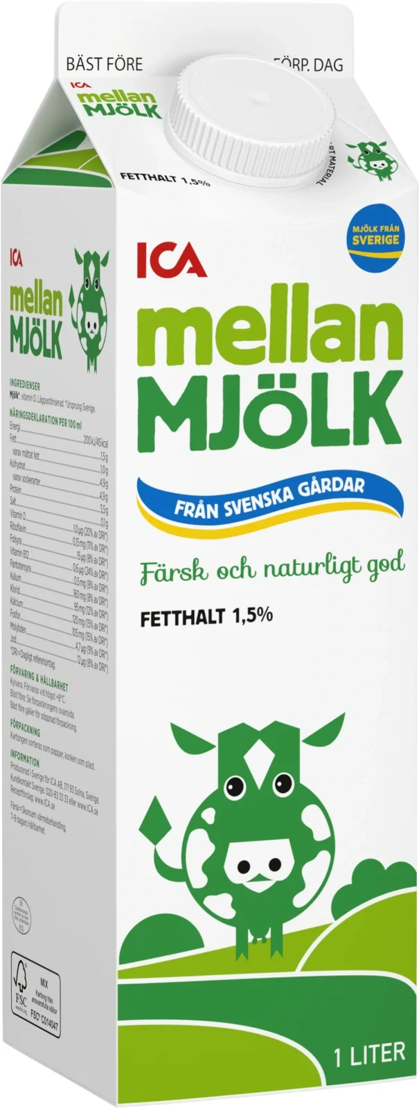 Mellanmjölk 1.5%