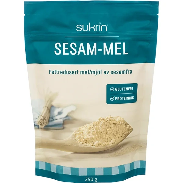 Sesam-mel fettredusert