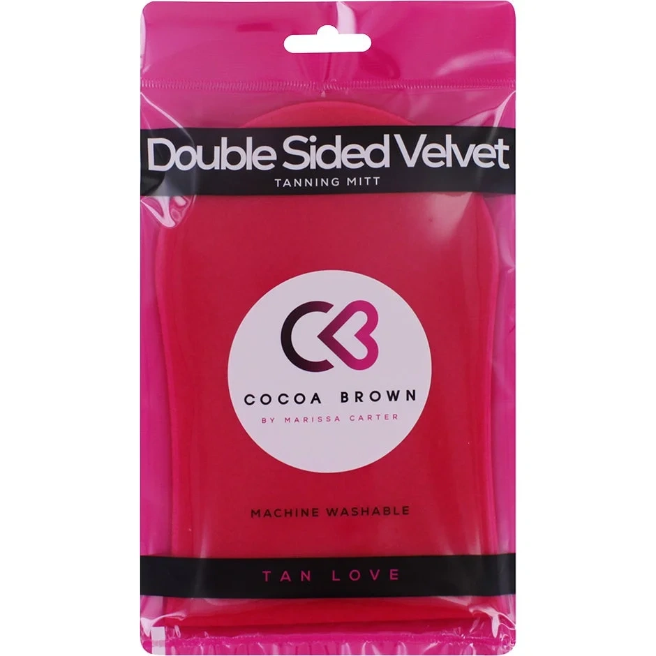 Cocoa Brown Deluxe Double-Sided Tanning Mitt