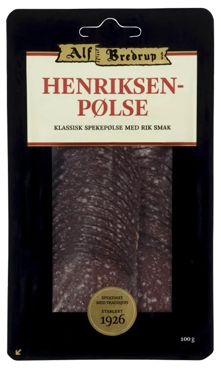 Henriksenpølse 100g Bredrup