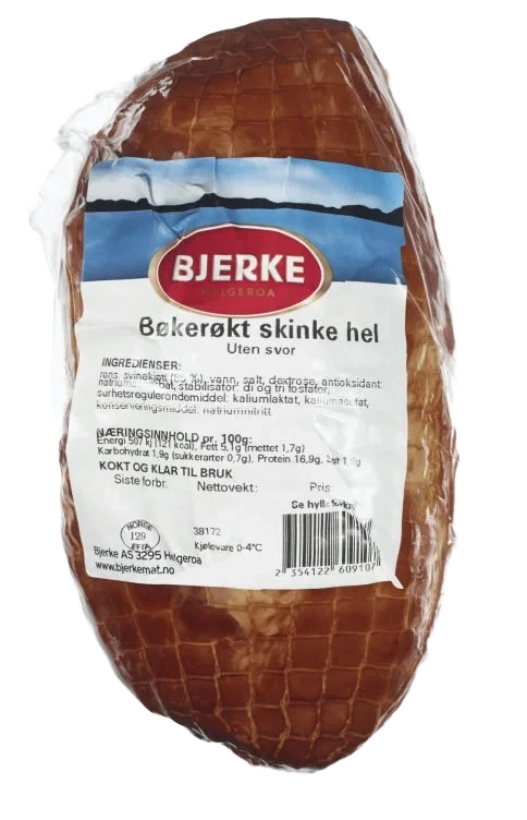 Bøkerøkt Skinke Hel Kokt