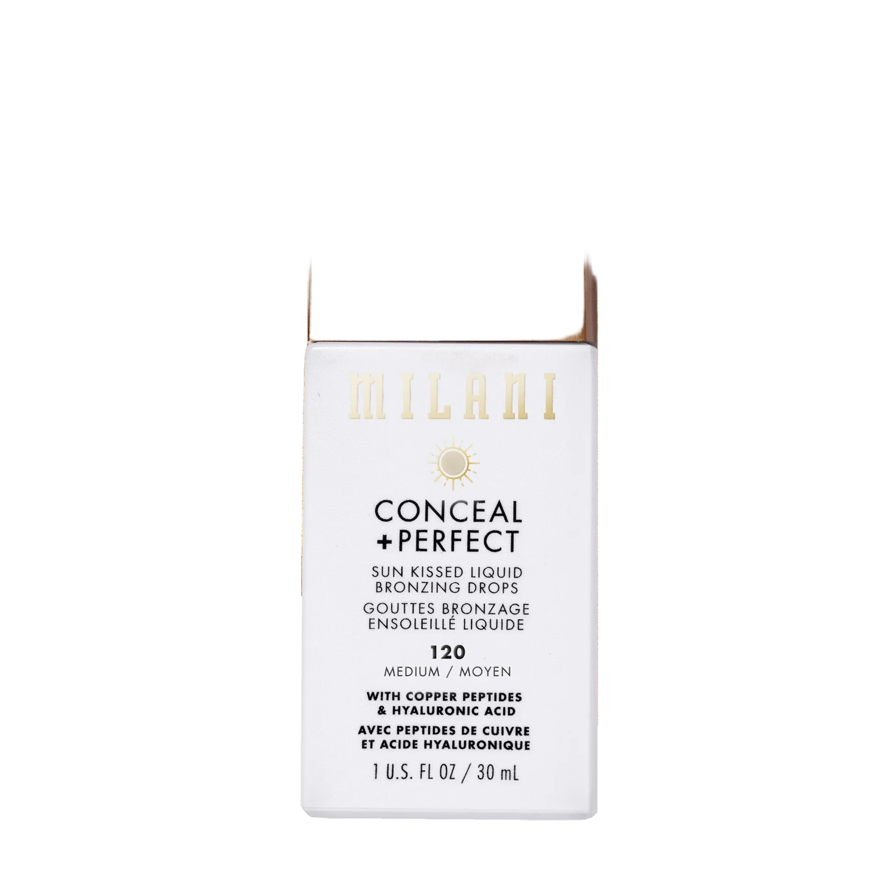 Milani Conceal + Perfect Sun Kissed Liquid Bronzing Drops 120 Medium