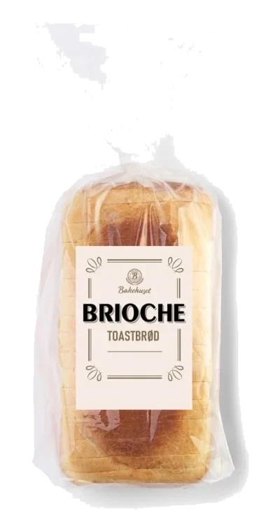 Brioche Toastbrød Skåret Bakehuset