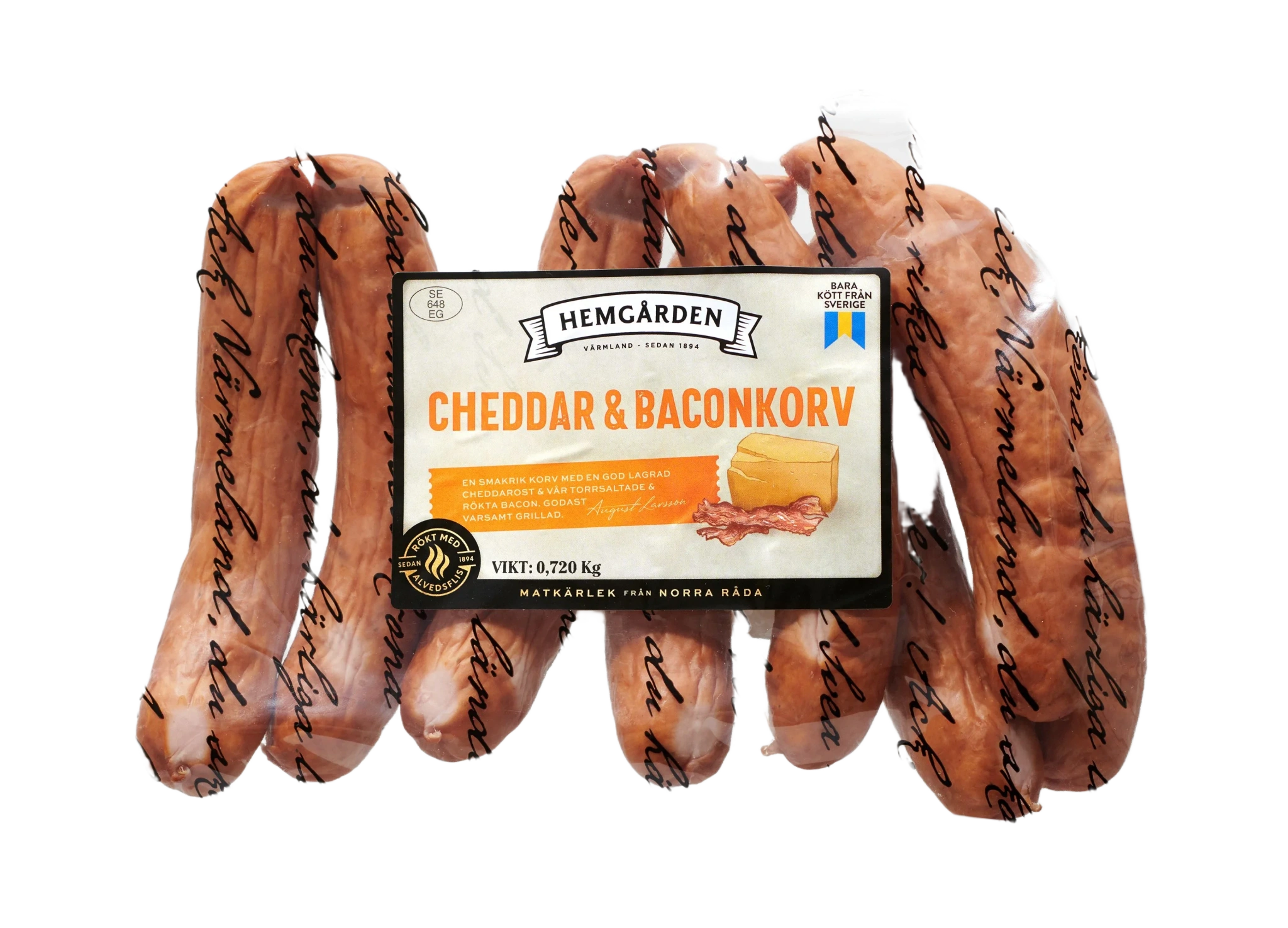 Cheddar & Baconkorv 720 gr