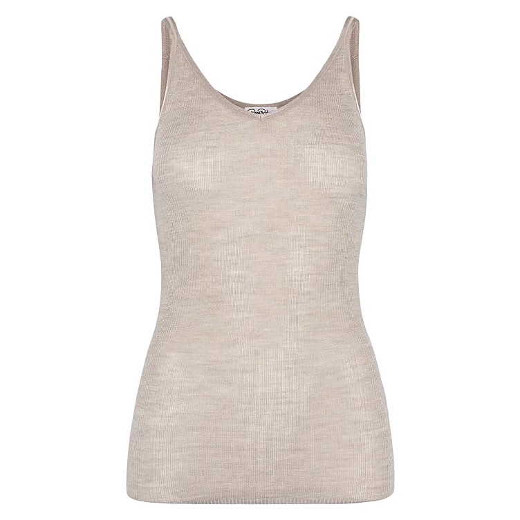 Wool Singlet Stone Beige Xl Pierre Robert
