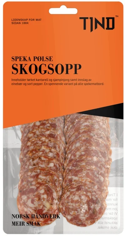 TIND Speket pølse skogssopp