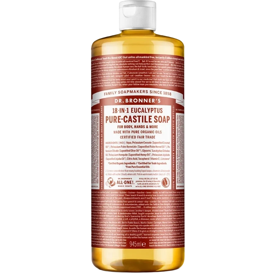Dr. Bronner's Pure Castile Liquid Soap Eucalyptus