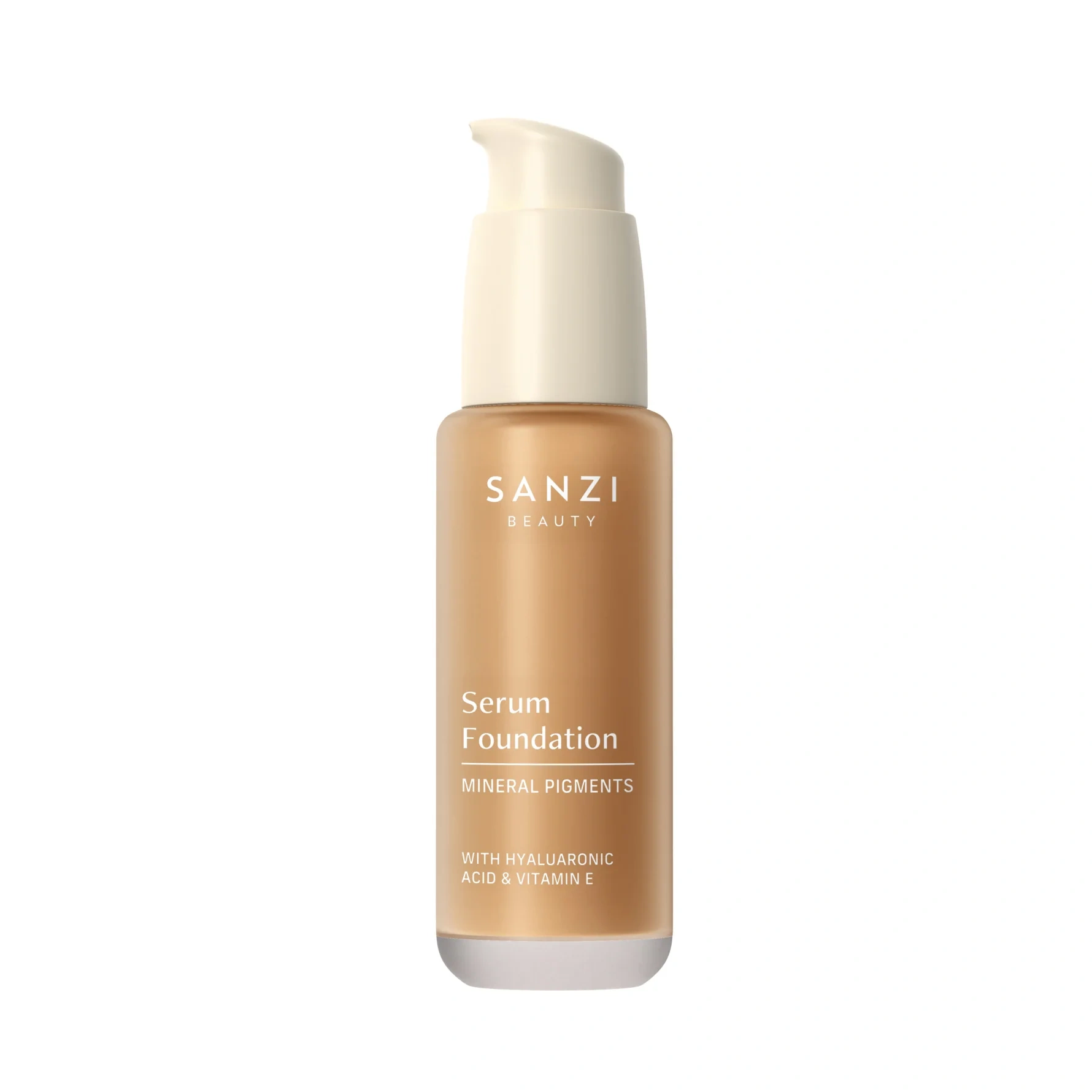 Sanzi Beauty Serum Foundation Mineral Pigments 08 Deep Warm Golden