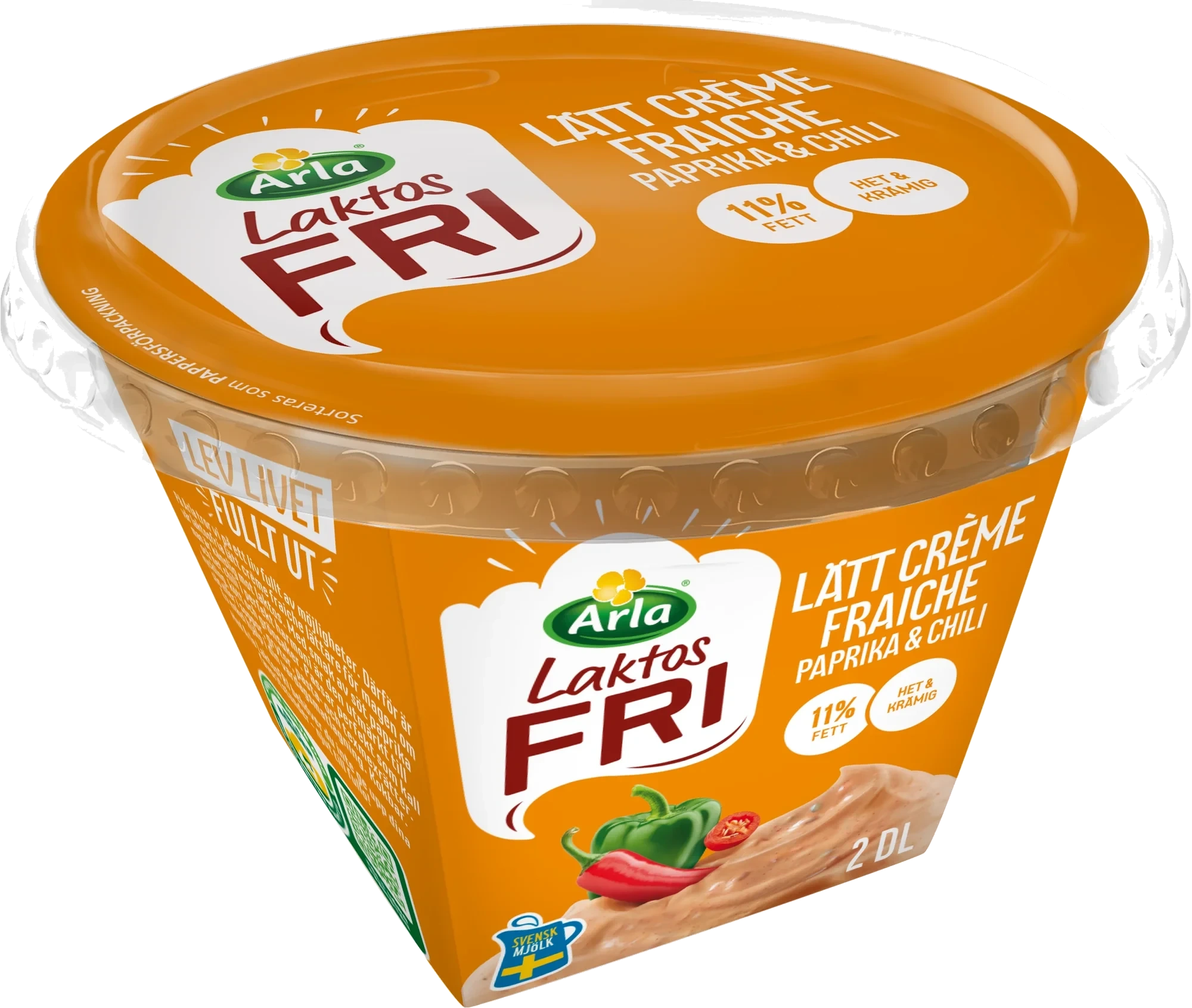 Laktosfri crème fr paprika / chili 11%