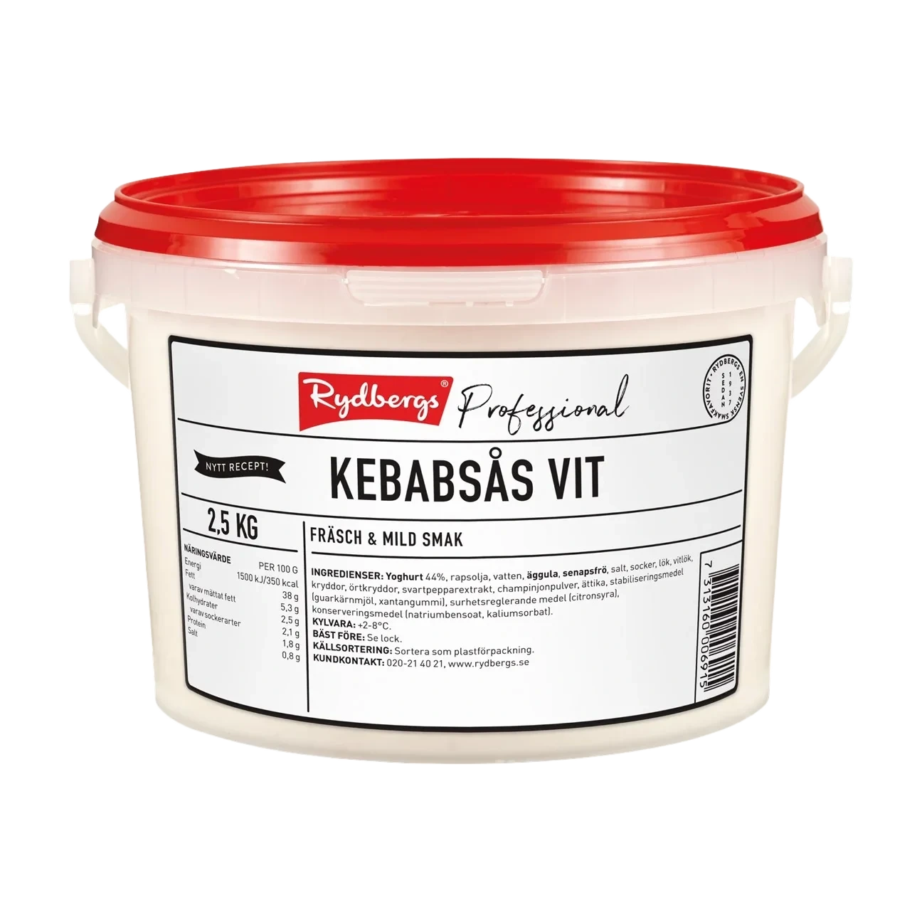 Rydbergs Kebabsås vit