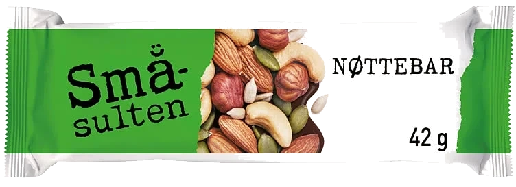 Småsulten nøttebar   42g