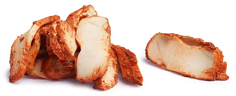 Kyllingfilet Stekt og Skivet Spicy 900g