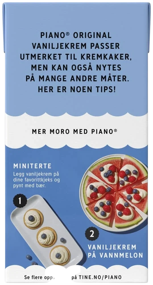 Piano vaniljekrem