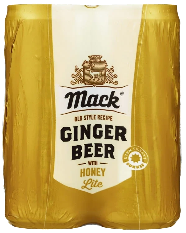 Mack Ginger Beer Lite Honey 0,33lx4 boks