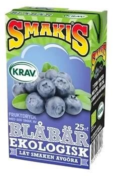 Blåbärsdryck KRAV