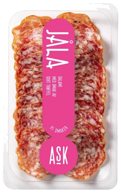 Jåla Trøffelsalami skivet 80g Ask Gård
