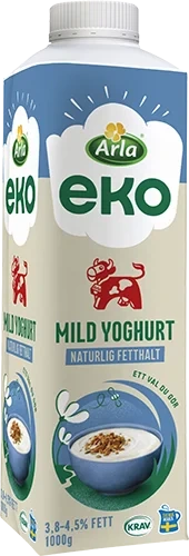 Eko mild yoghurt naturell 3.8-4.5% 1000 g