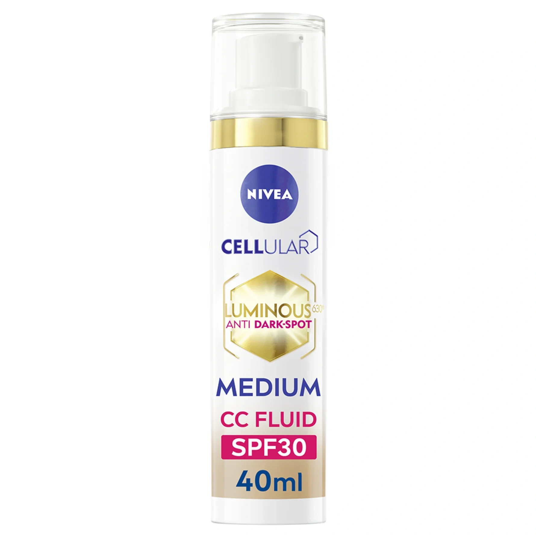 NIVEA Luminous630 Anti Dark-Spots CC Fluid 3in1 Medium, 40ml
