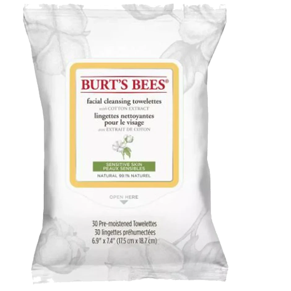 Burt's Bees Facial Cleansing Towelettes Sensitive
