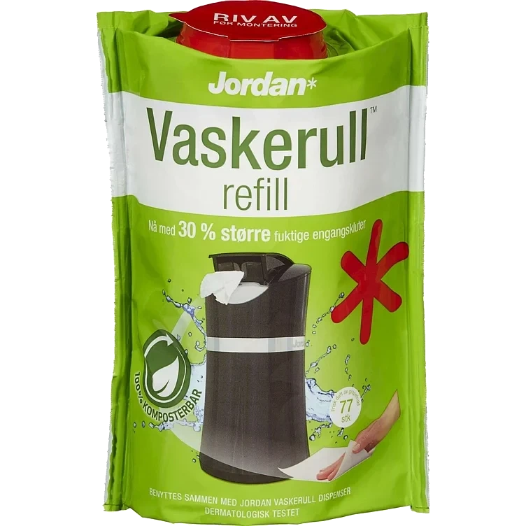 Jordan vaskerull refill g2  77stk