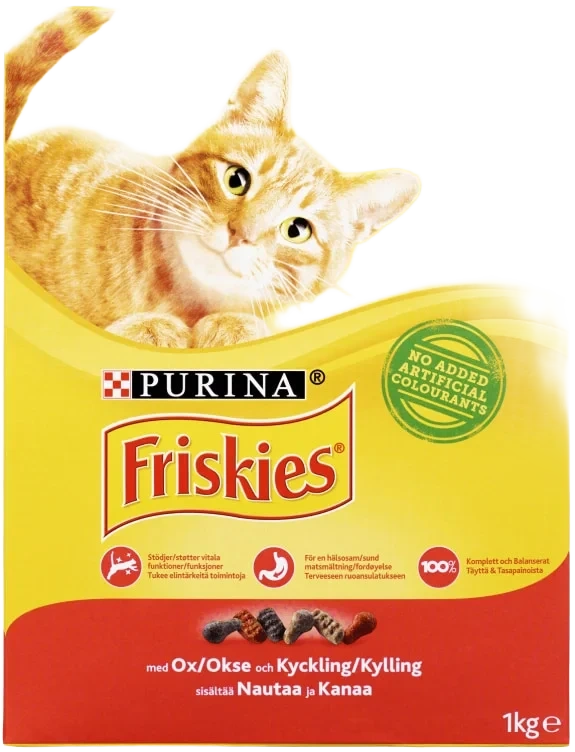 Friskies Okse/kylling/lever 1kg