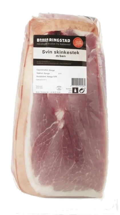 Svin Skinkestek m/Ben Ca1,5kg Brødr Ringstad