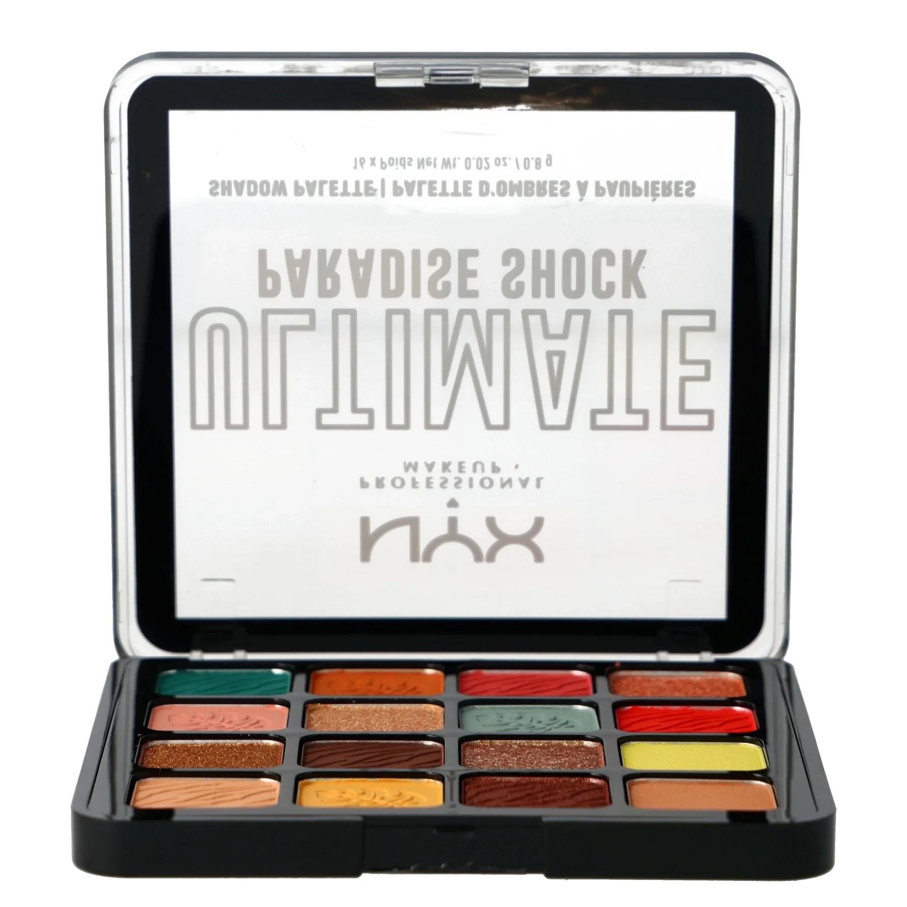 NYX PROFESSIONAL MAKEUP Ultimate Shadow Palette 16 Pan 02W Paradise Shock