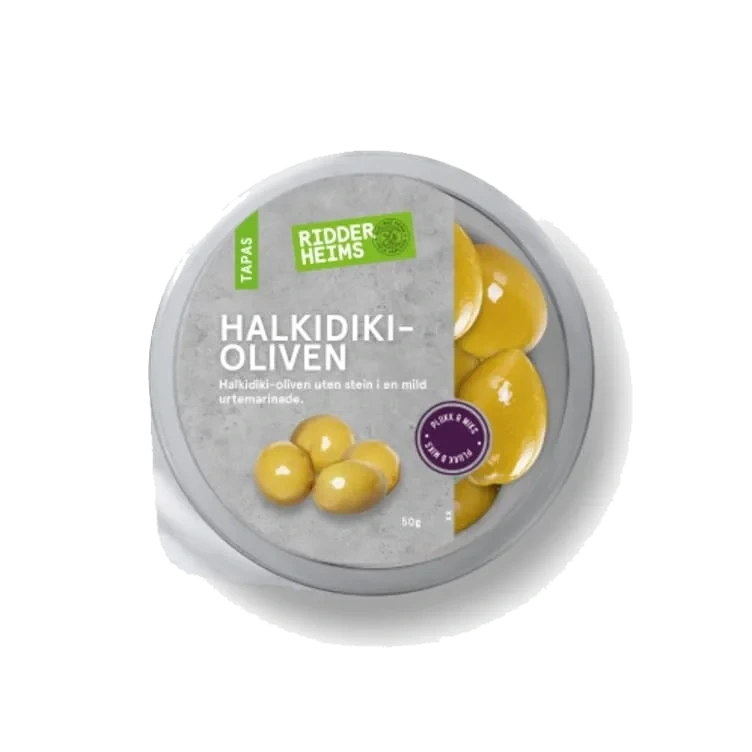 Halkidikioliven Plukk&Miks 50g Ridderheims