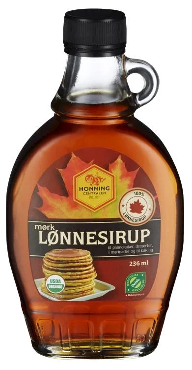 Lønnesirup mørk   236ml