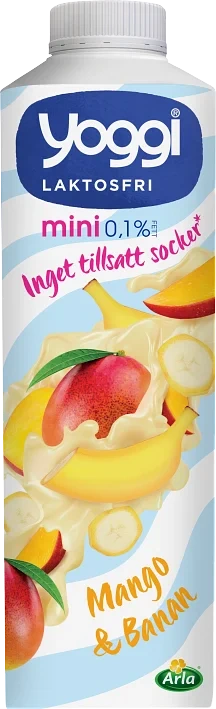 Mini laktosfri yoghurt mango / banan