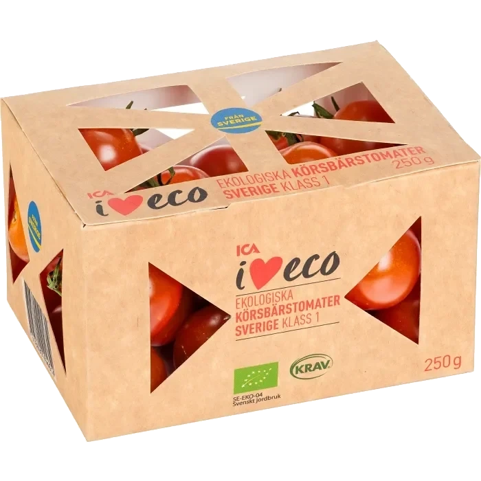 Körsbärstomater Ekologisk 250g ICA I love eco Klass 1