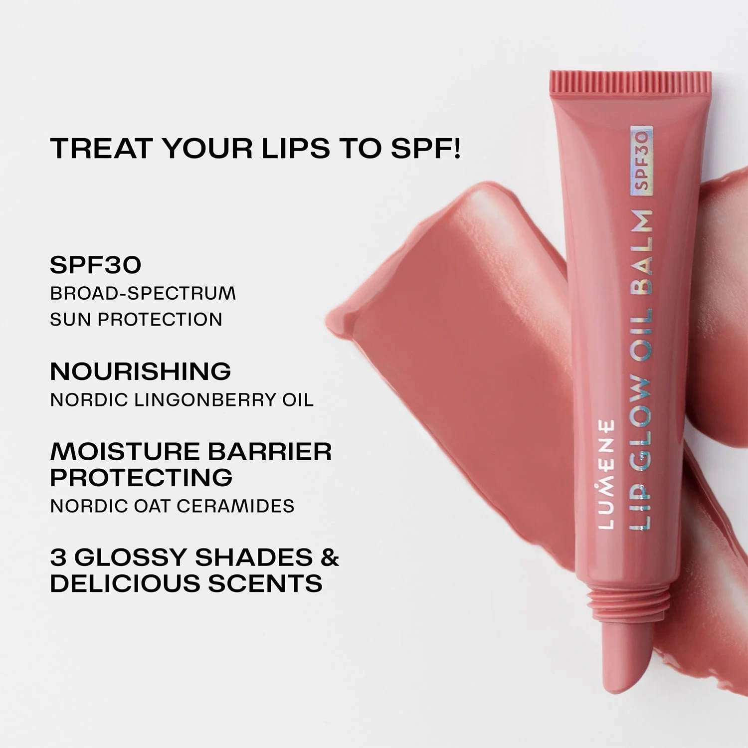 Lip Glow Oil Balm SPF30 1 Fudge