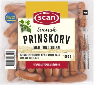 Prinskorv m tunt s