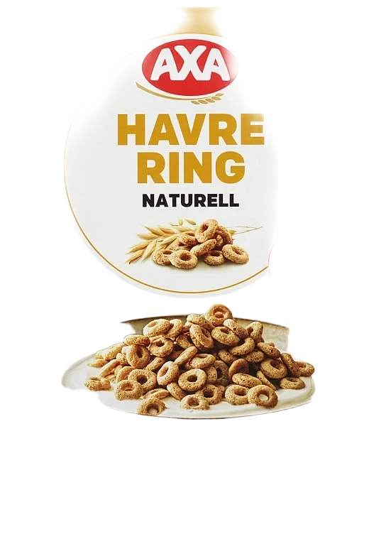 Havrering Naturell 350g Axa