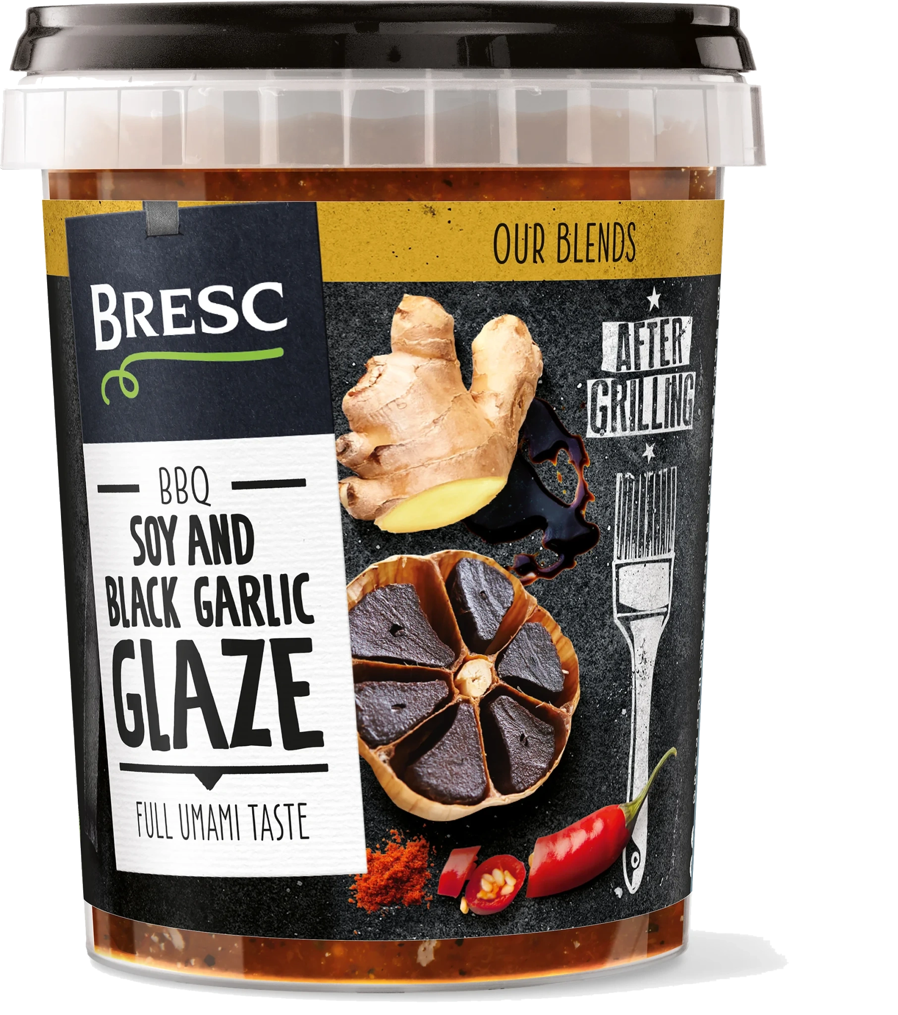 BBQ Glaze Soja och Svart Vitlök